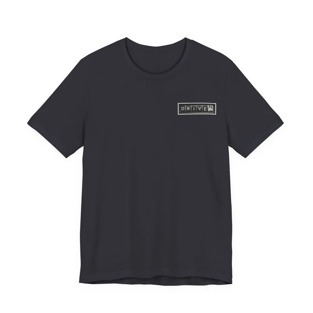 Driven Speedo tee with a Texas speedometer print.